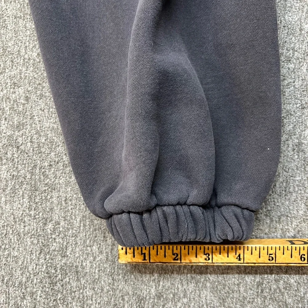 Yeezy Season 6 Sweatpants Mens XL Charcoal Grey Cotton Zip Pocket Joggers USA